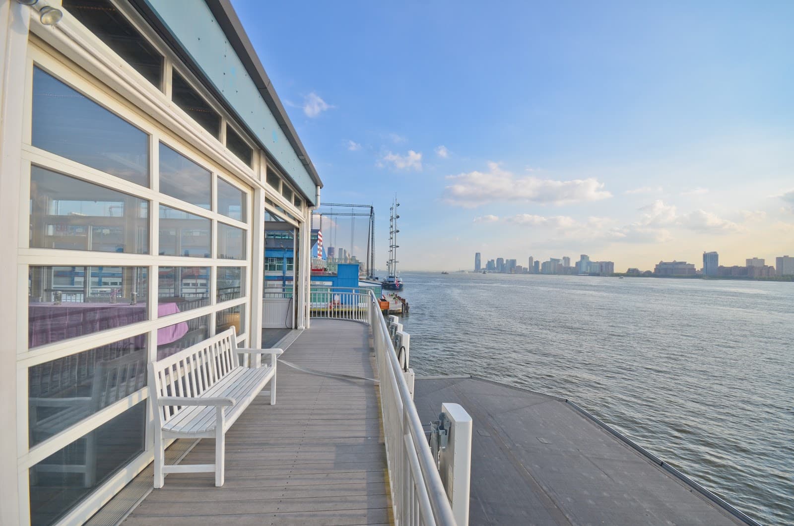 Sunset Terrace at Chelsea Piers in New York